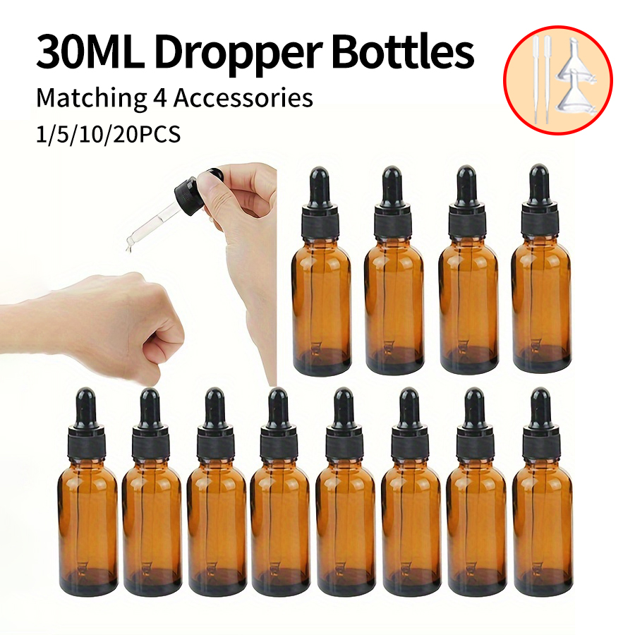 Juice Bottle Dropper - 5/10/20 stuks + 4 accessoires 30