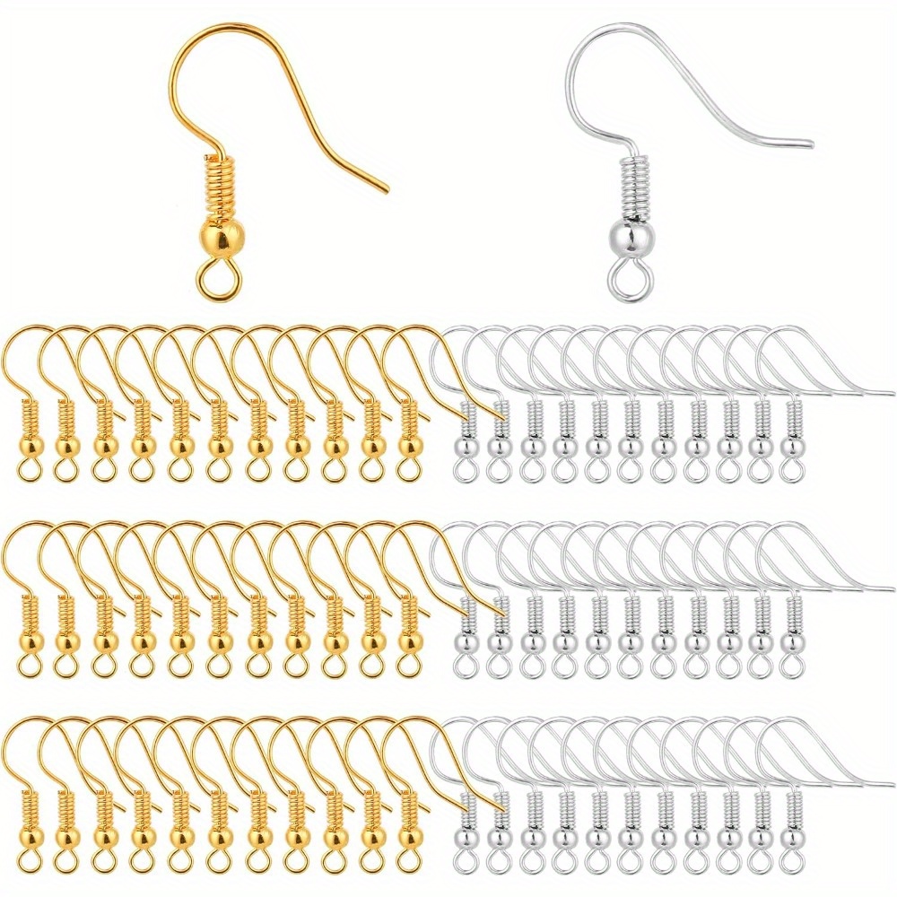 Coil Building Kit - 200 stuks oorhaakjes, vishaakjes, Franse draadhaakjes,