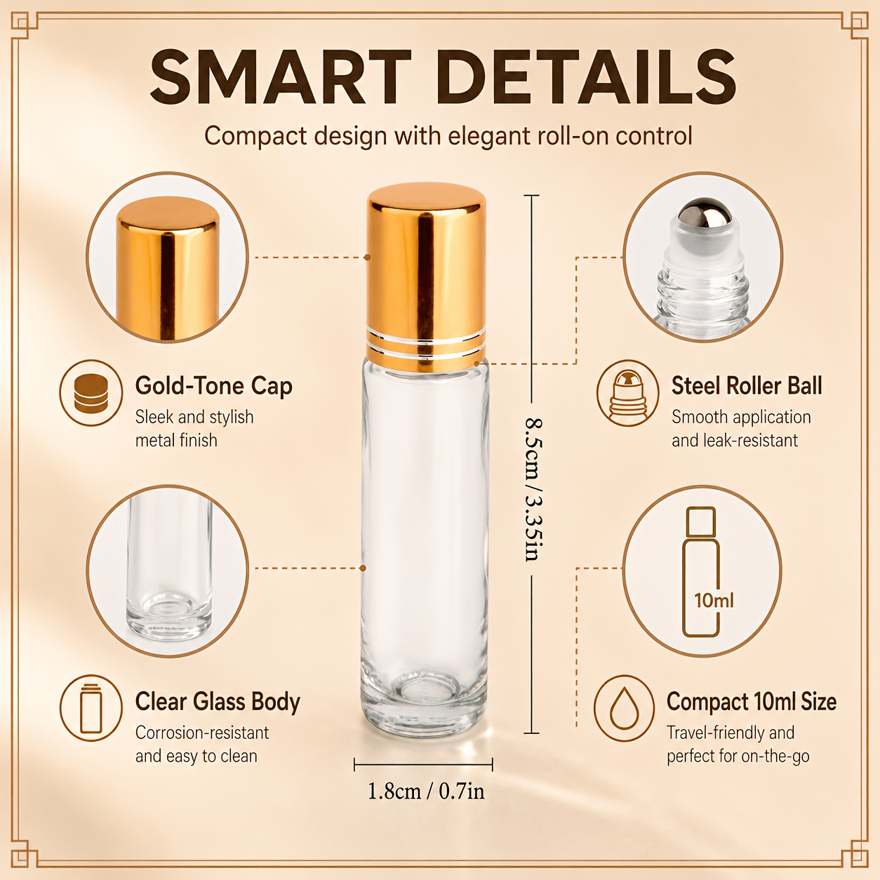 7/14 Stuks Glazen Roll-On Fles - Juice Bottle Dropper recensie en prijs