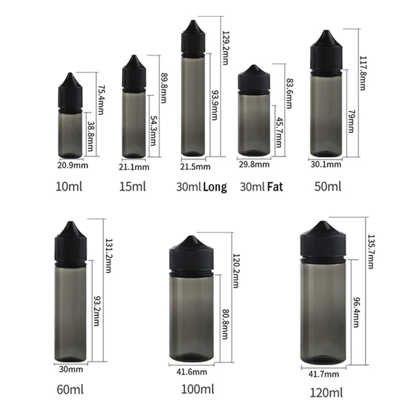 5 Stuks 10/15/30/60/100/120Ml  - Juice Bottle Dropper recensie en prijs