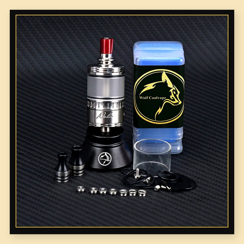 Wolfcoolvape NOLA RTA 3.2ml He - Vaping Air recensie en prijs