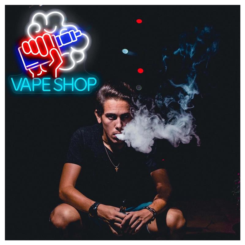 Vape Shop Neonbord Hand met Va - Vaping Store recensie en prijs
